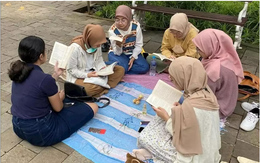 Câu lạc bộ sách im lặng thúc đẩy văn hóa đọc ở Indonesia